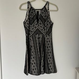 Free People Miss Connections skater cutout dress